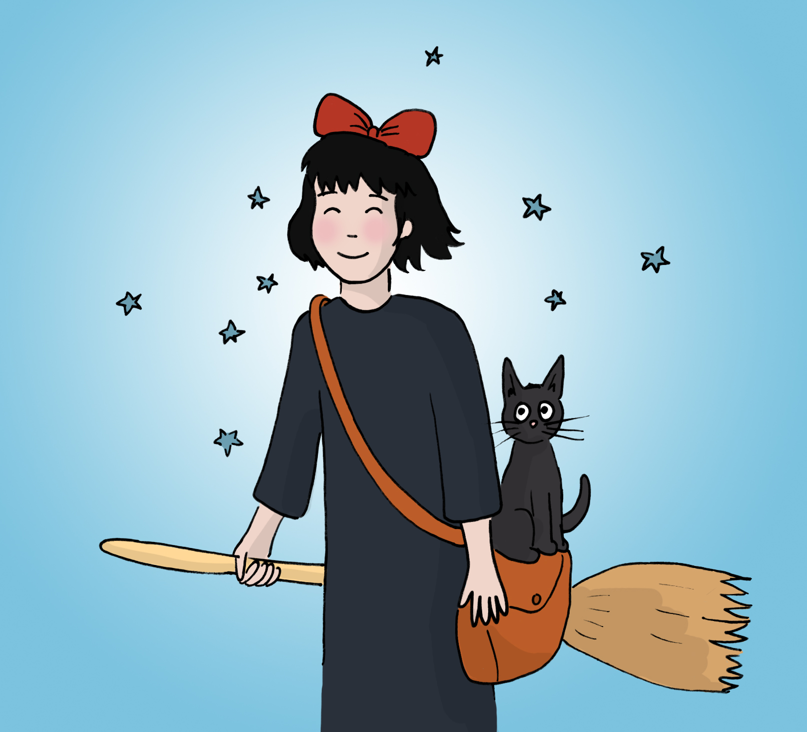 Kiki and Jiji of Kiki's Delivery Service